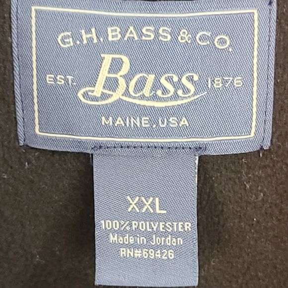 G. H. Bass Men's (XXL) Gray 1/4 Zip Fleece Pullover Sweatshirt - Picture 7 of 8
